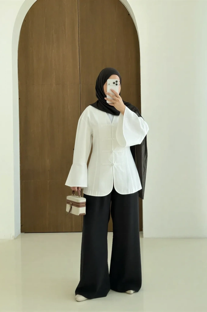 5498 BİRİT DTY BLUZ EKRU