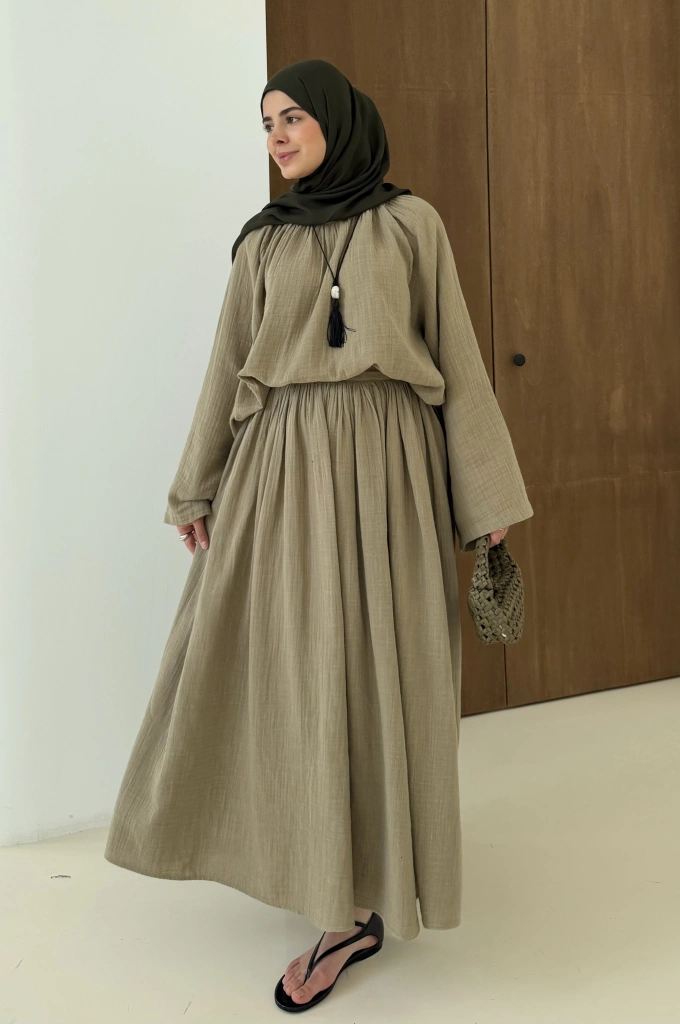 MÜSLİN İKİLİ TAKIM küf