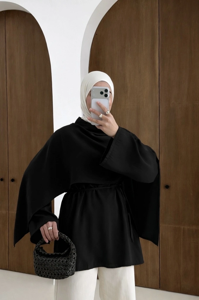 61406 tensel üst mint siyah