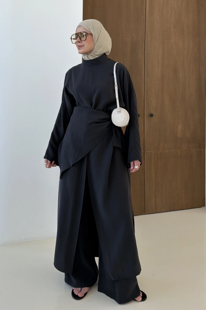 8832 FREEZE YIRTMAÇLI TAKIM koyu siyah