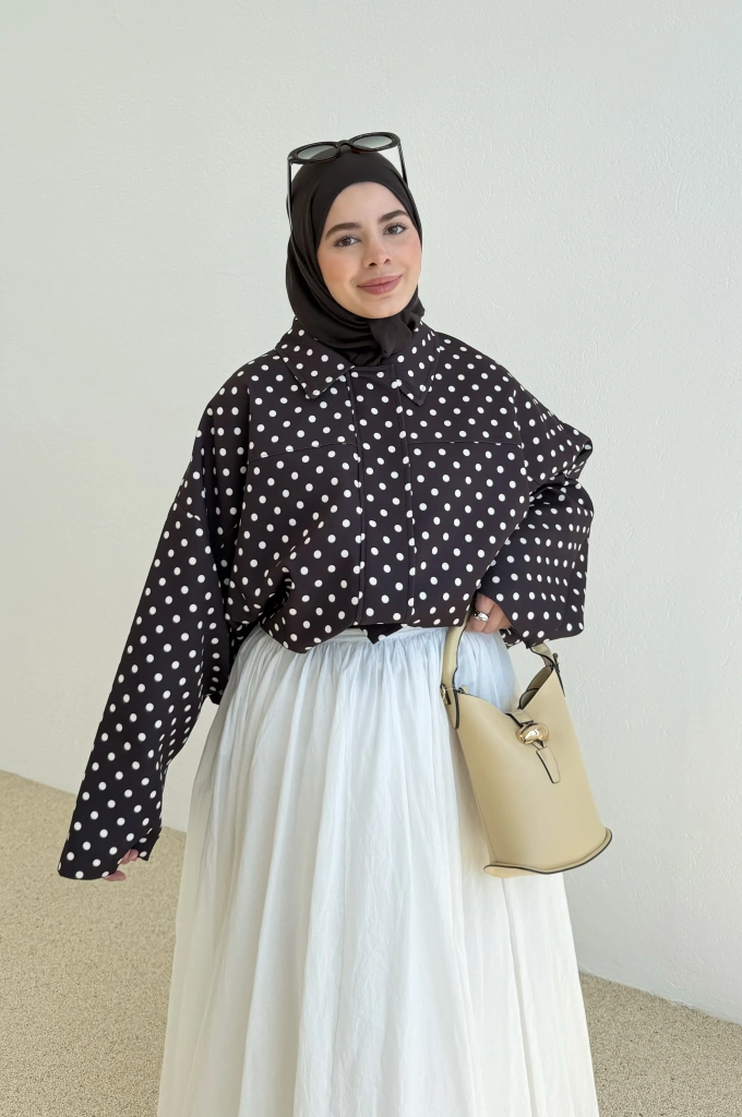 FERMAURLI PUANTİYE BOMBER KAHVERENGİ