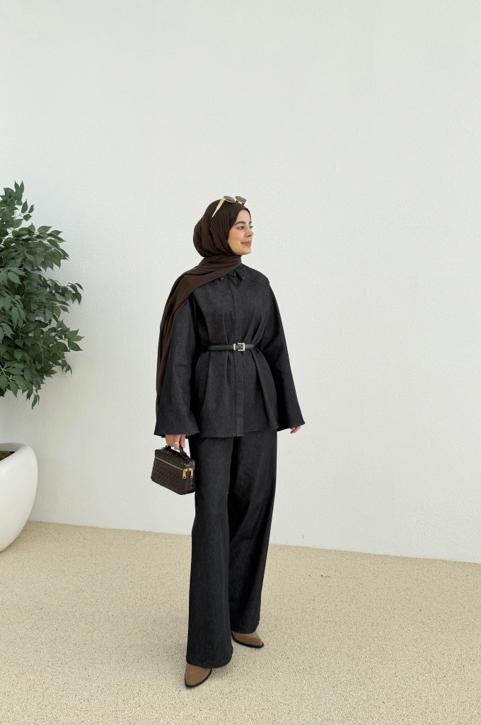 8917 YARASA KOL TUNİK TAKIM KOT