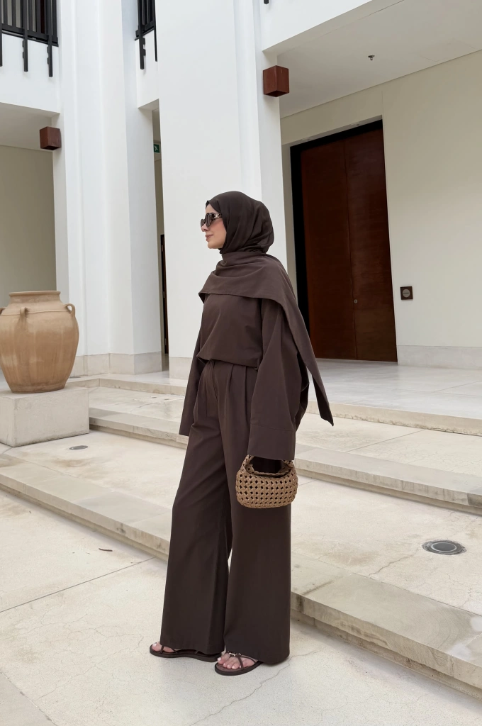 8999 SAL DTY PALAZZO TAKIM KAHVE