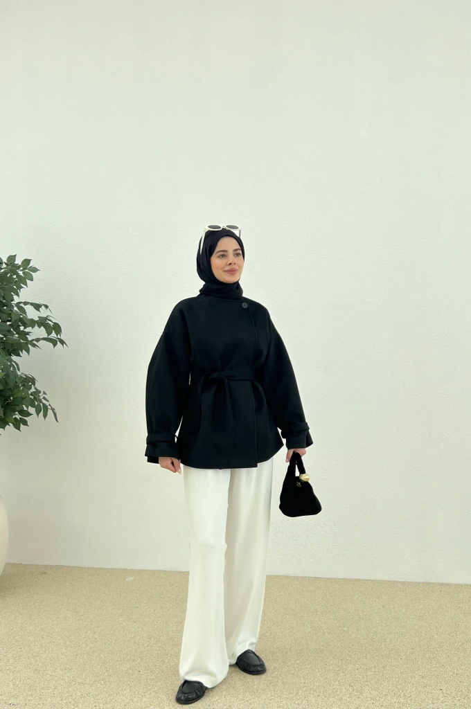 ALDEY SÜET CEKET siyah