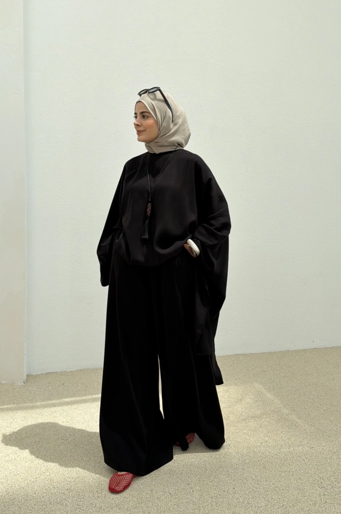 2406 ASİMETRİK TAKIM siyah