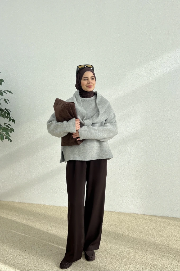 Atkılı KAZAK gri )))