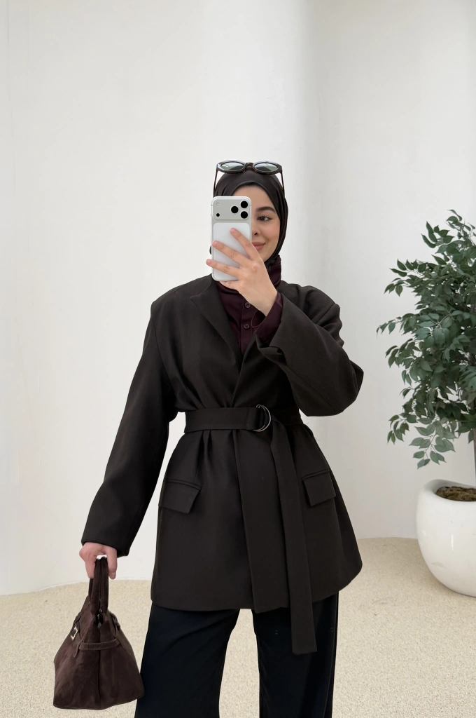 BALIKSIRTI ZR CEKET kahve