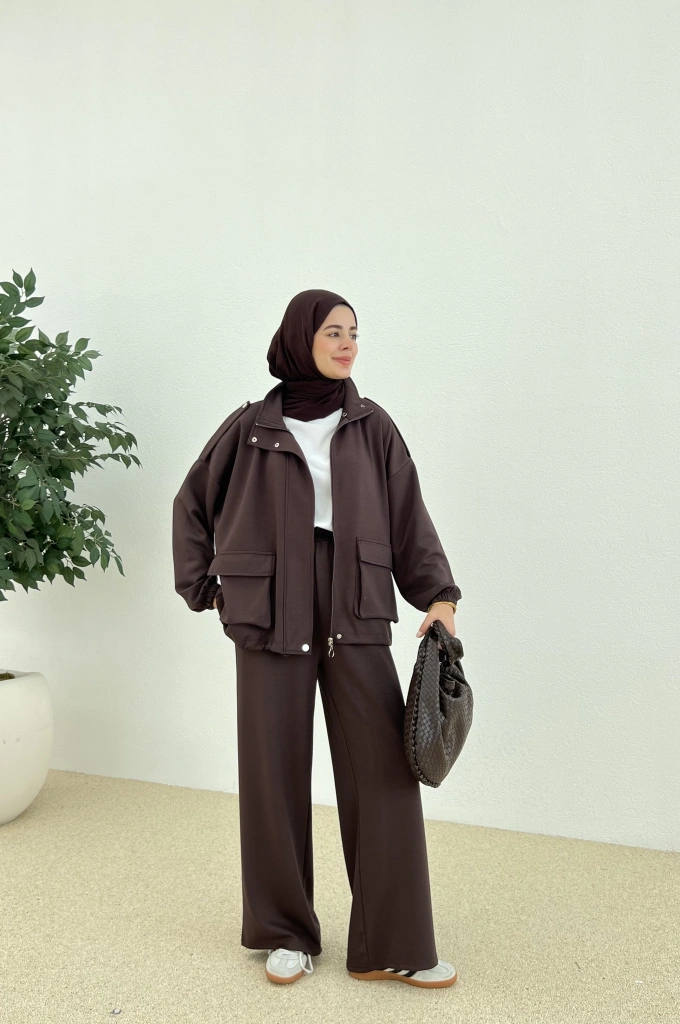 cepli modal takım kahve