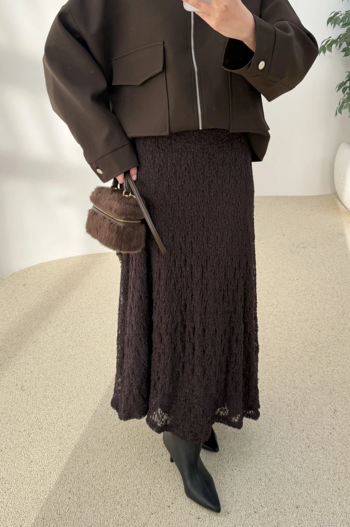 DANTELLİ SİMETRİK ETEK