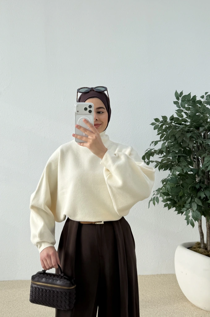 DİLVİN YARASA KAZAK BEJ