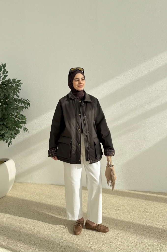 İÇ EKOSE CEKET acı kahve MB