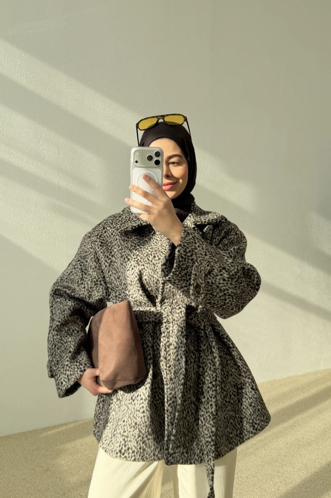 Leo astarlı kaban ceket