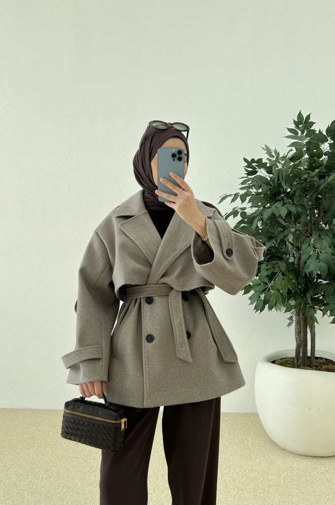 LOFT KAŞE PREMİUM KABAN sütlü bej