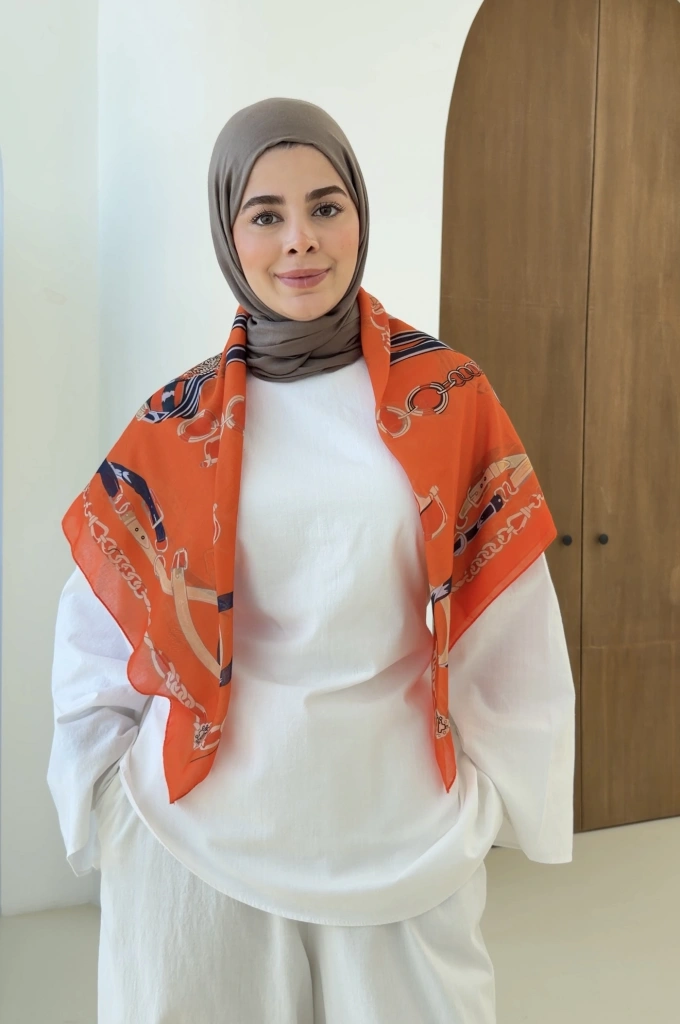 OMUZ ŞALI orange