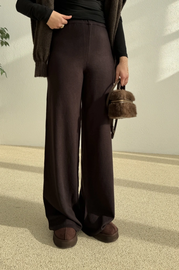 PALAZZO YÜKSEK BEL TRİKO PANTOLON