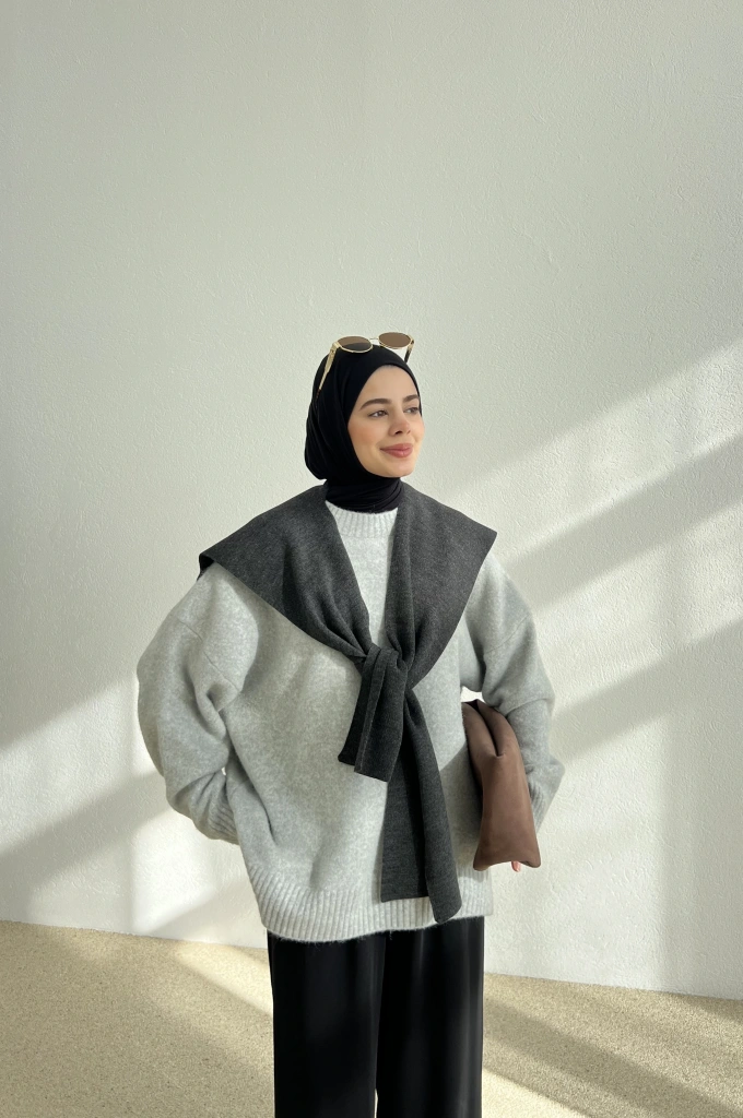 PNTRST zr Kazak buz gri