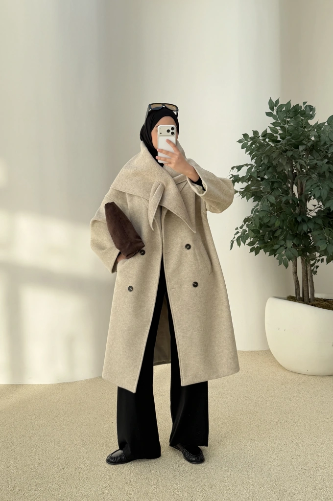 Seyyar atkı İTHAL kaban bej