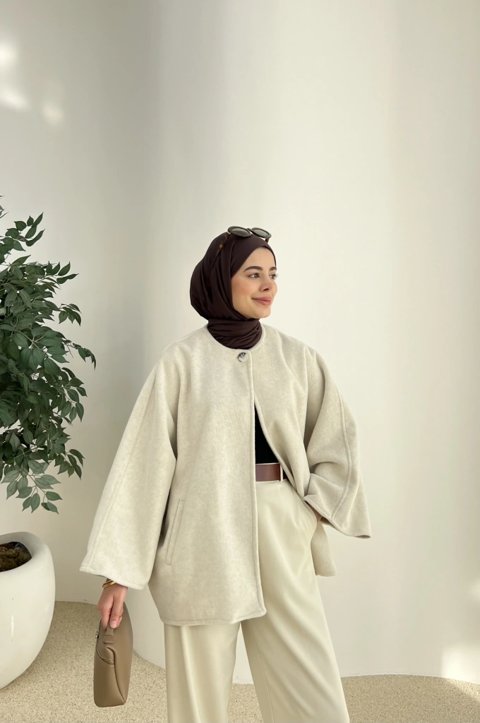 TEK DÜĞME iTHAL PREMİUM ASTARSIZ KABAN bej