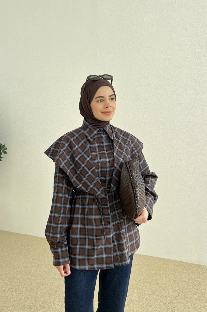 Zr GÖMLEK mavi geçişli