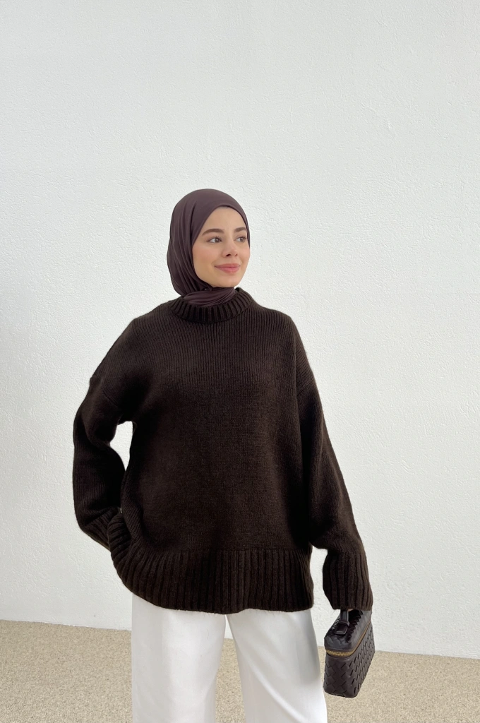 ZR PREMİUM KAZAK acı kahve Qu