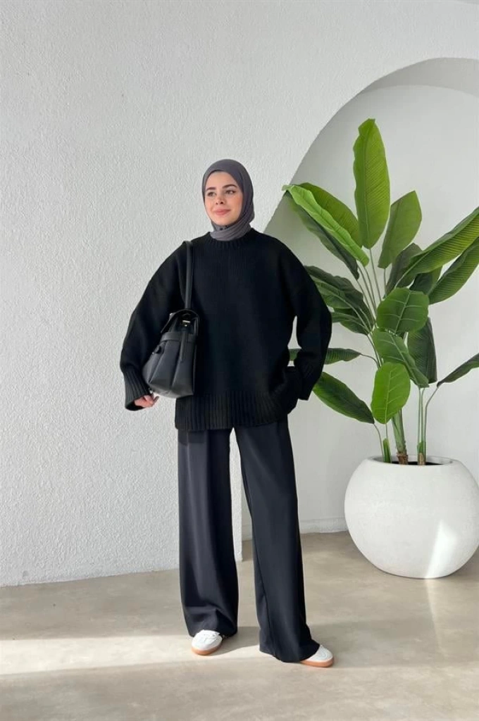 ZR PREMİUM KAZAK siyah