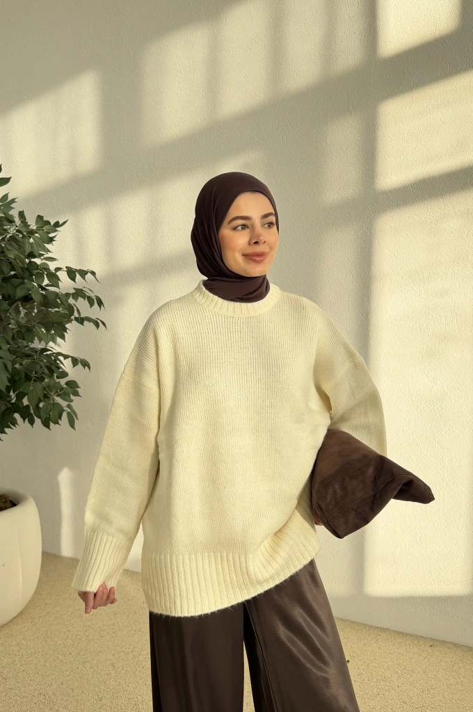 ZR PREMİUM KAZAK tereyağ