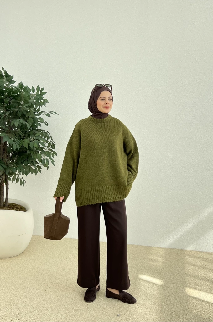 ZR PREMİUM KAZAK Yeşil