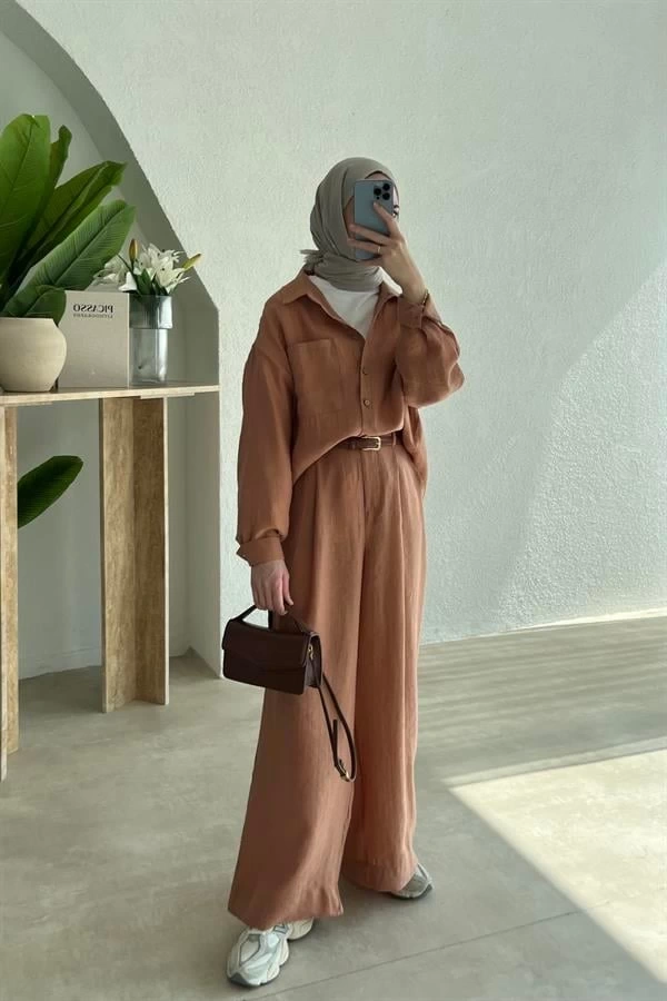 %100 KETEN PİNTEREST TAKIM kiremit