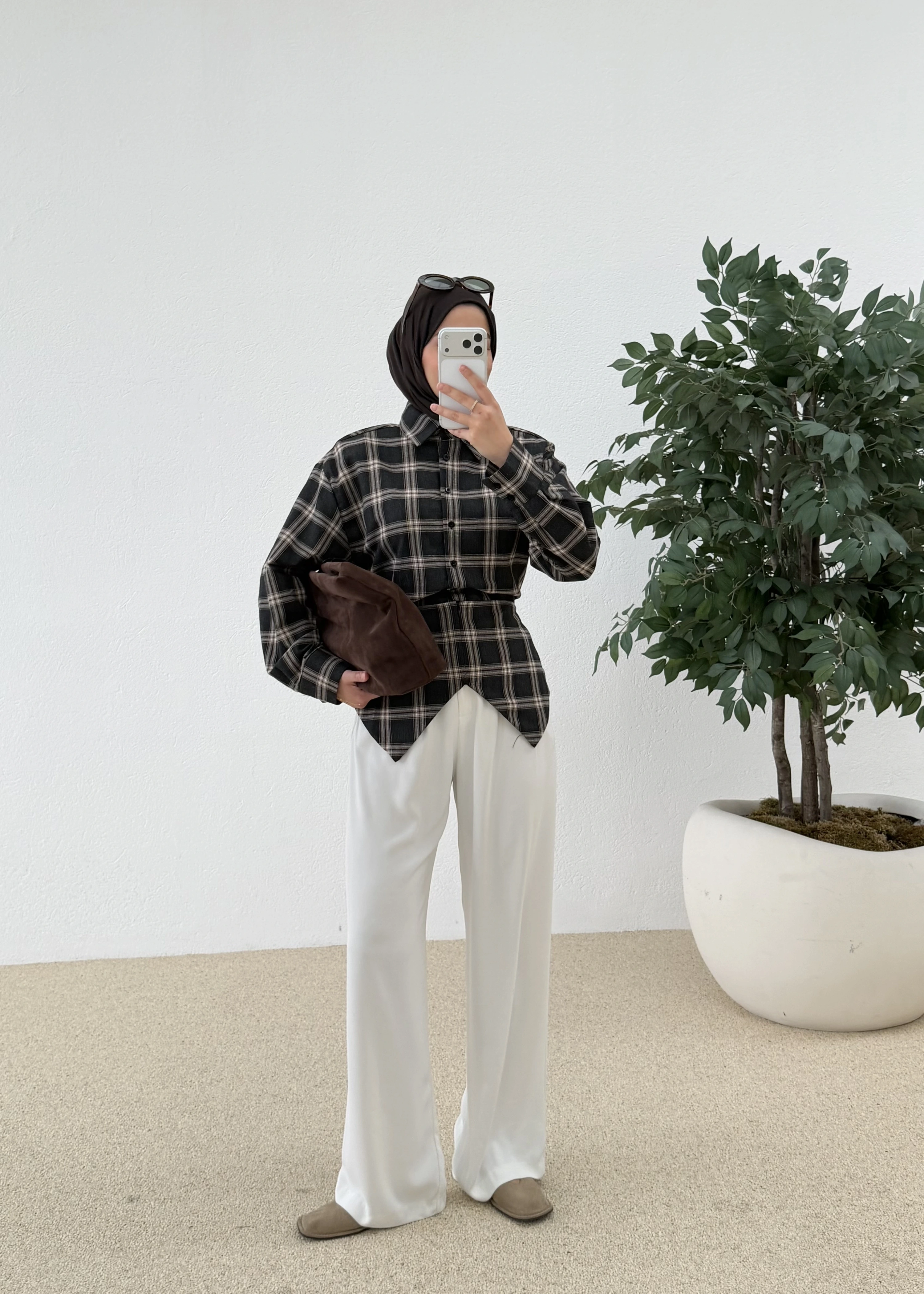 ( ASİMETRİK GÖMLEK ANTRASİT )