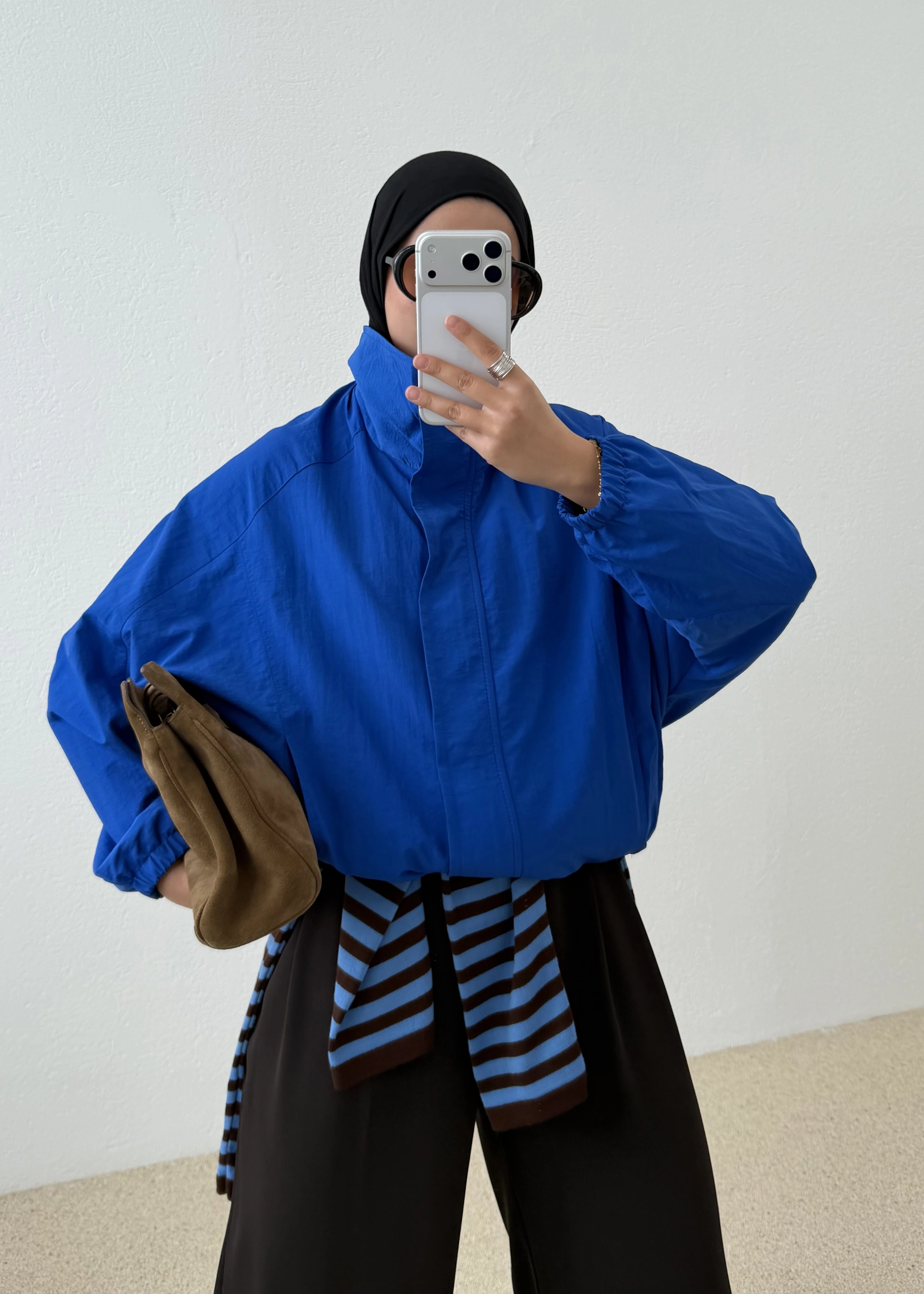 0 COOL BOMBER SAKS MAVİ