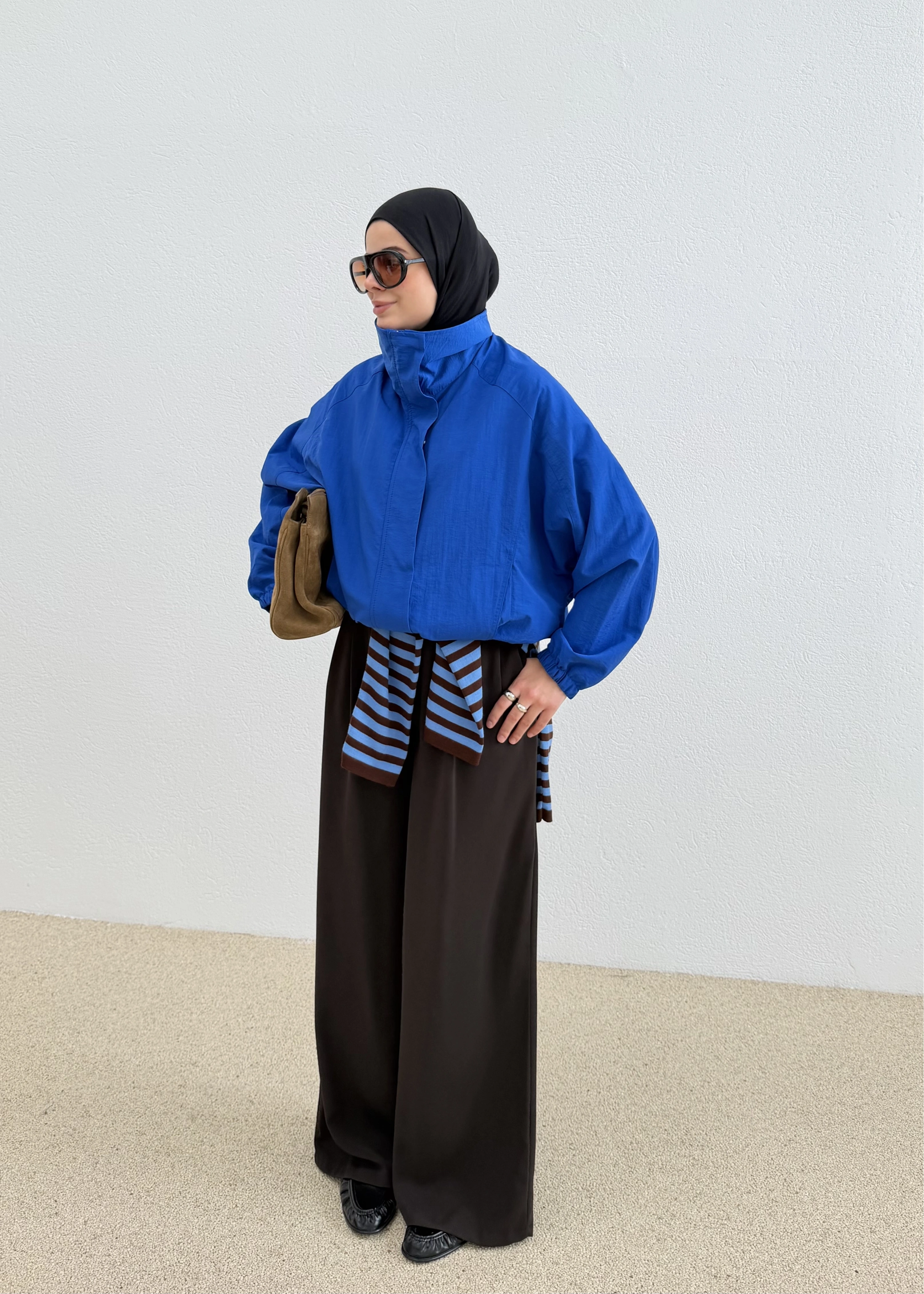 0 COOL BOMBER SAKS MAVİ
