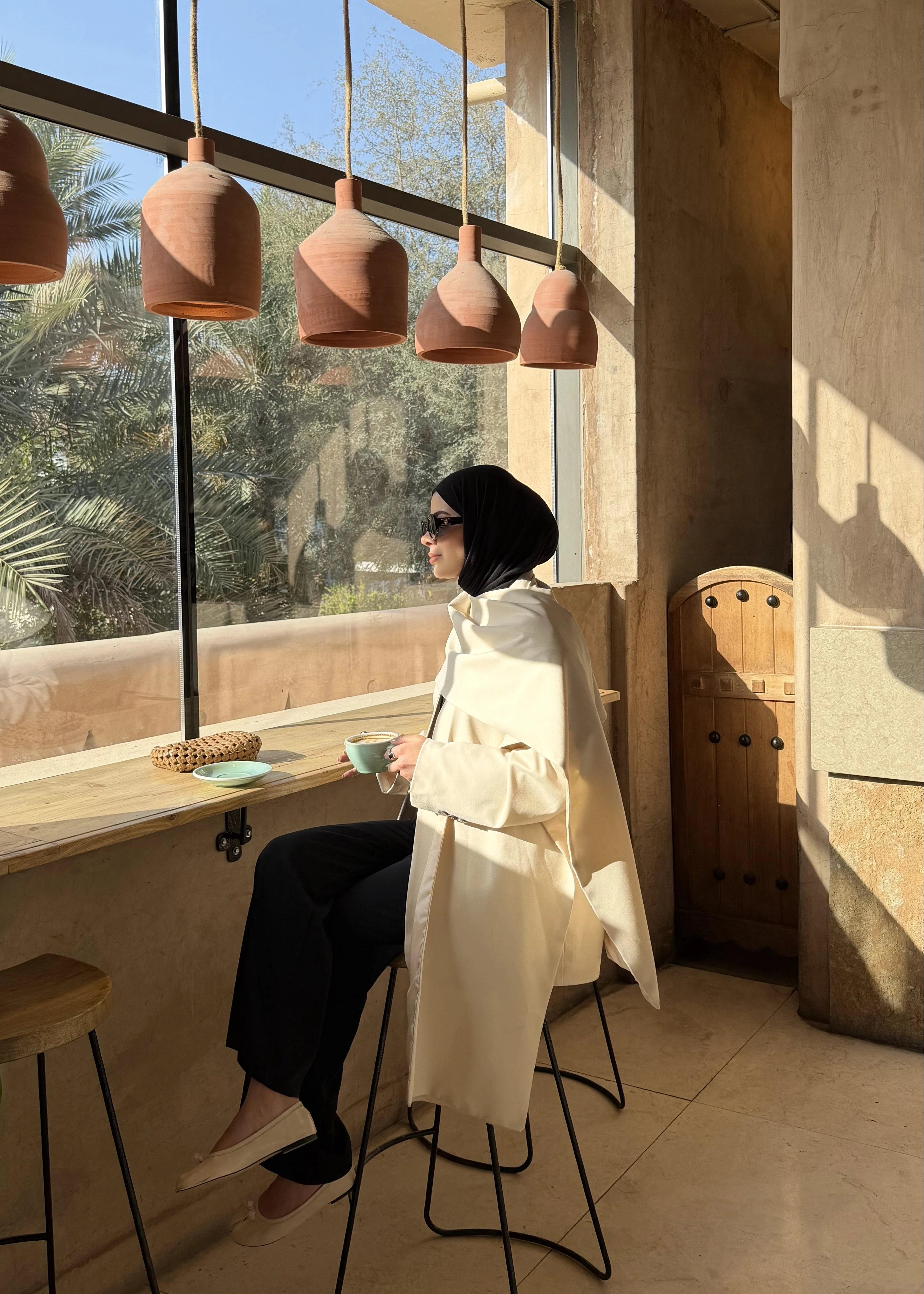 001 SEYYAR FULARLI BLAZER CEKET BEJ