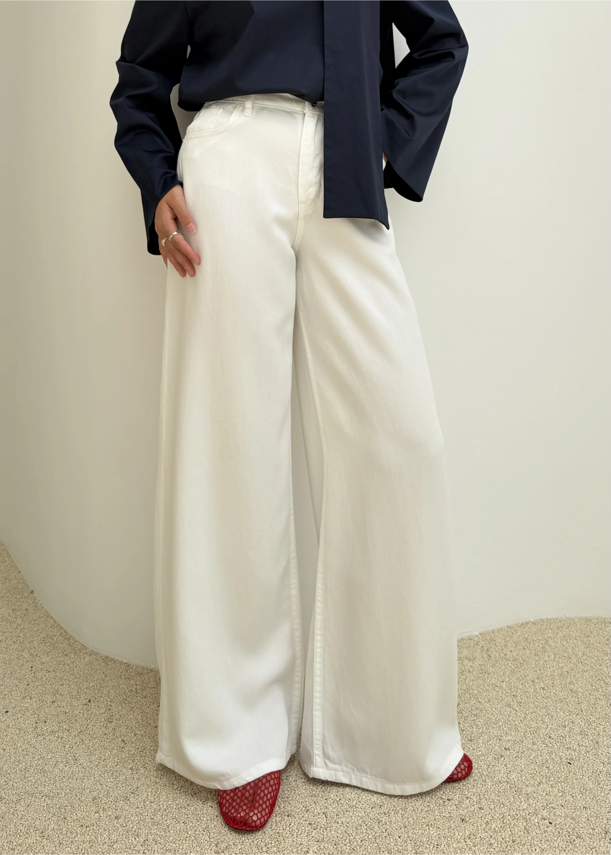 008 TENCEL KOT PALAZZO BEYAZ