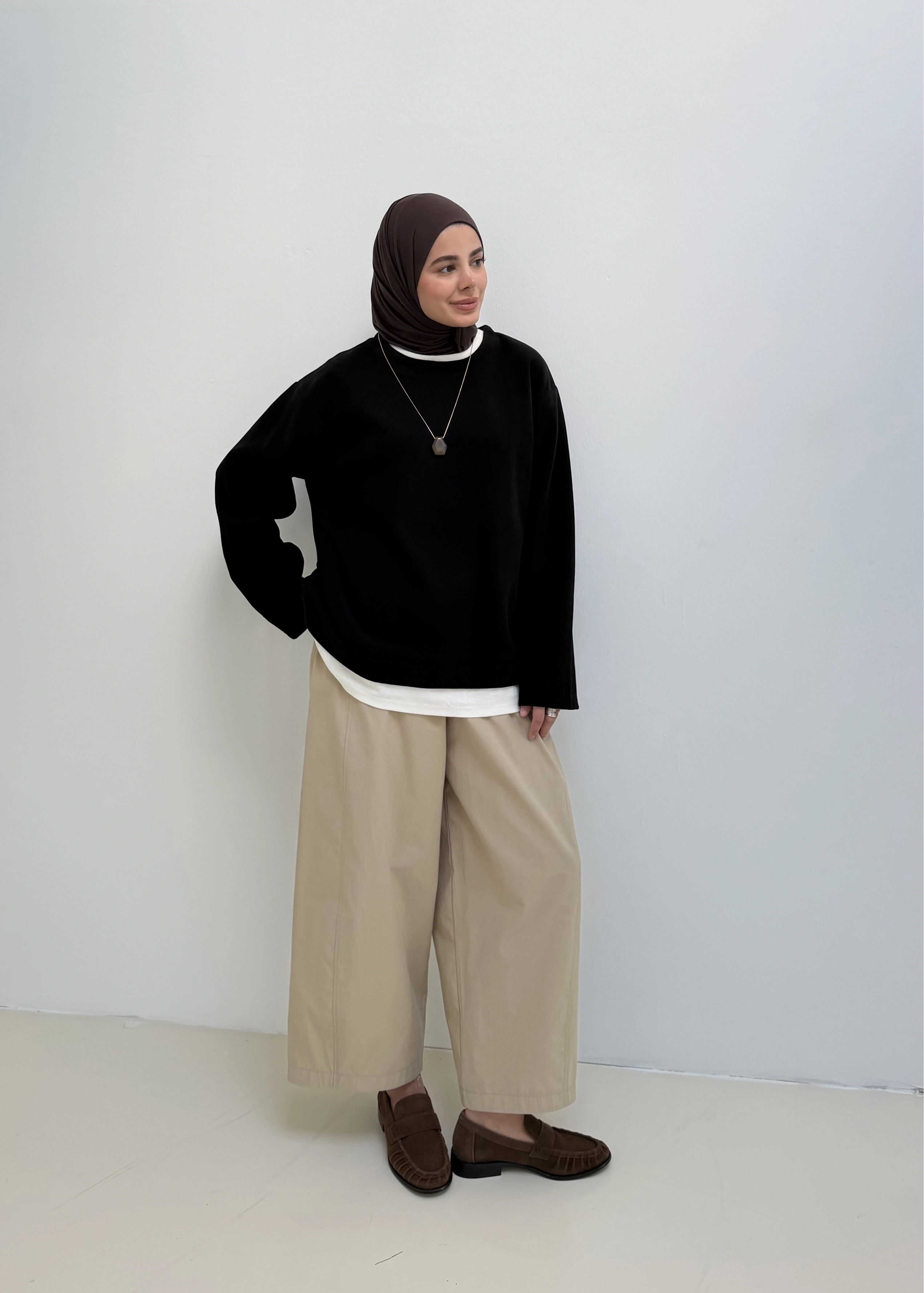 109356 KADİFE SWEAT SİYAH