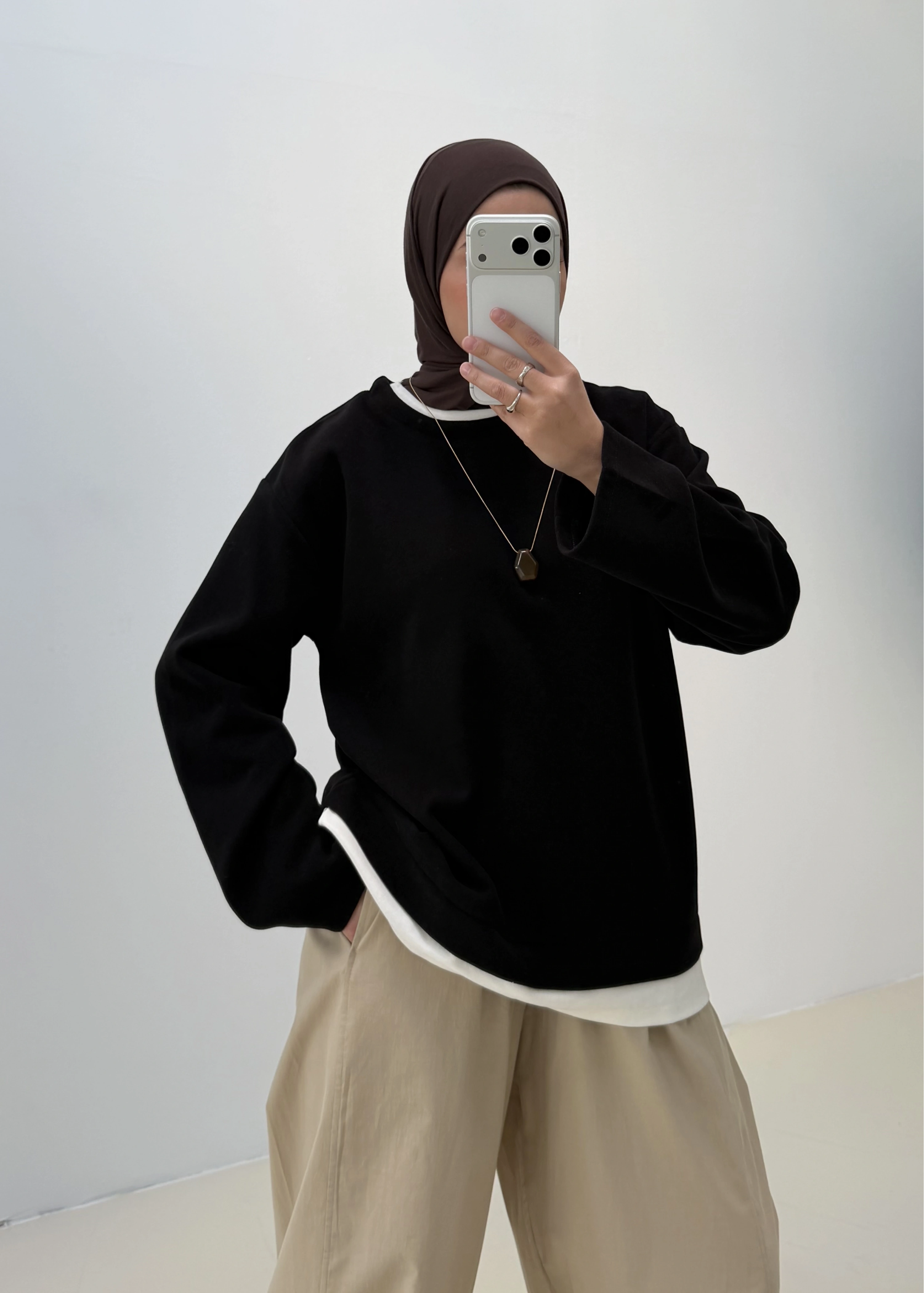 109356 KADİFE SWEAT SİYAH