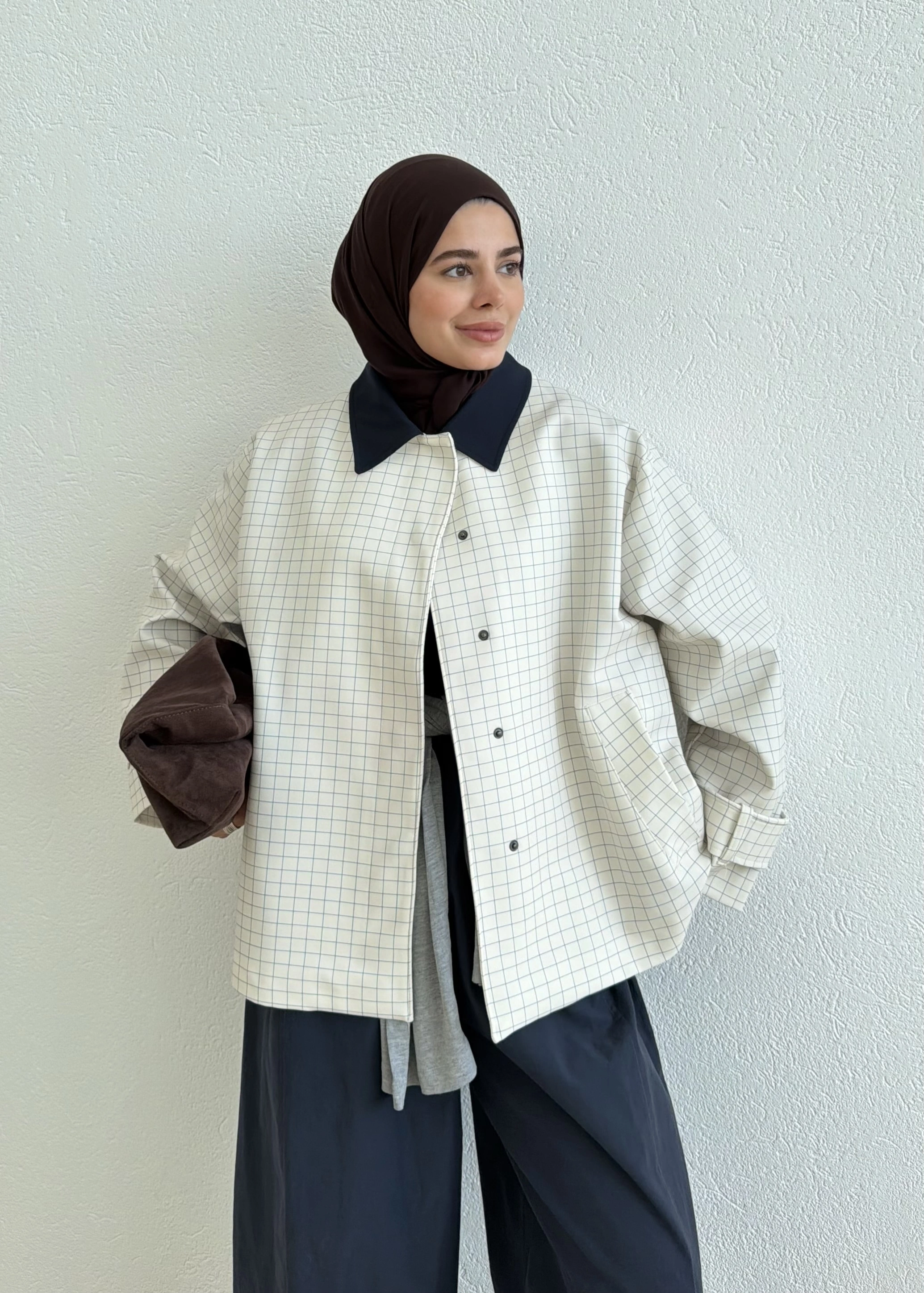7763 LACİVERT GEÇİŞLİ CEKET (lacivert )