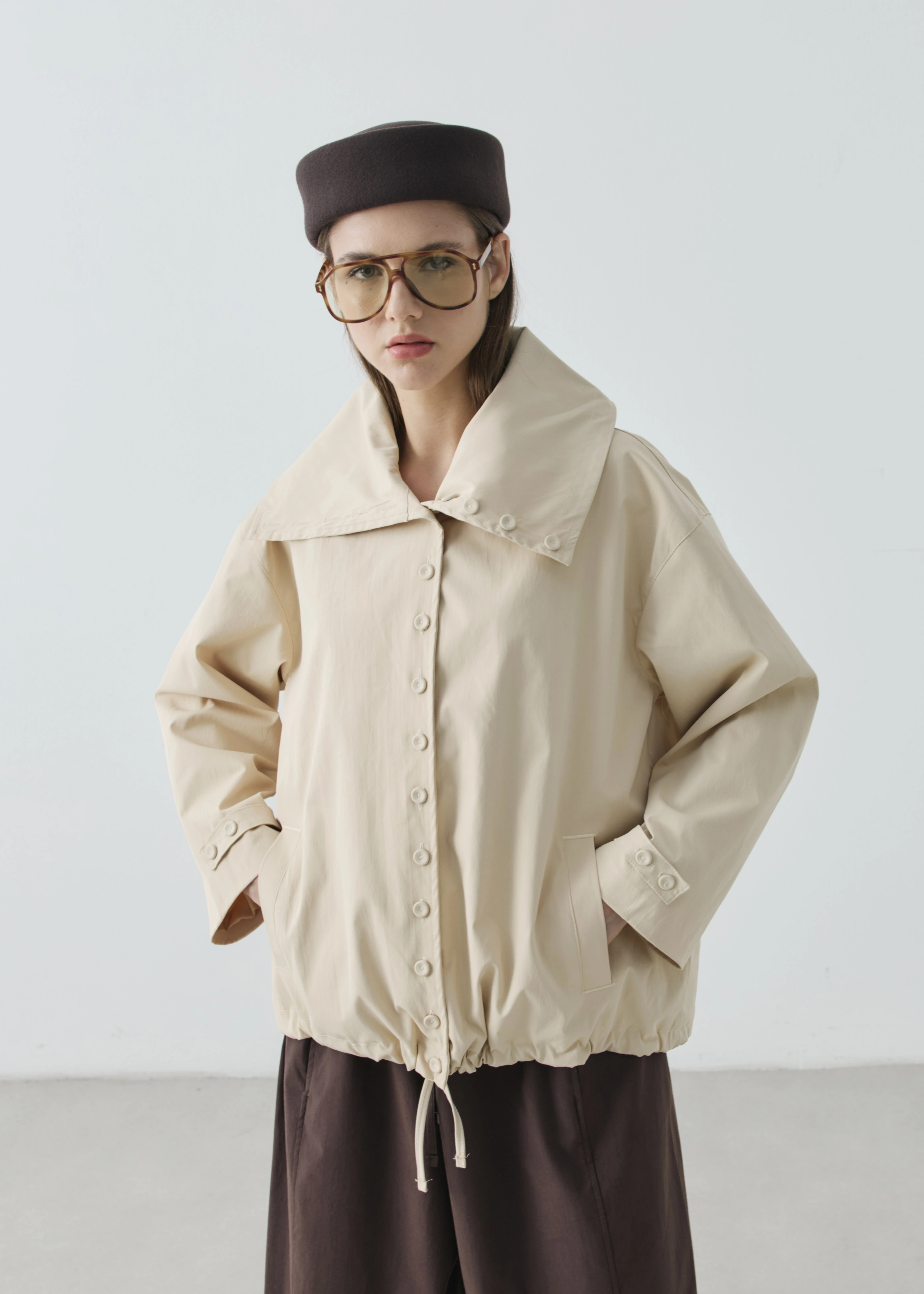 1235 YAKALI BOMBER CEKET SARI