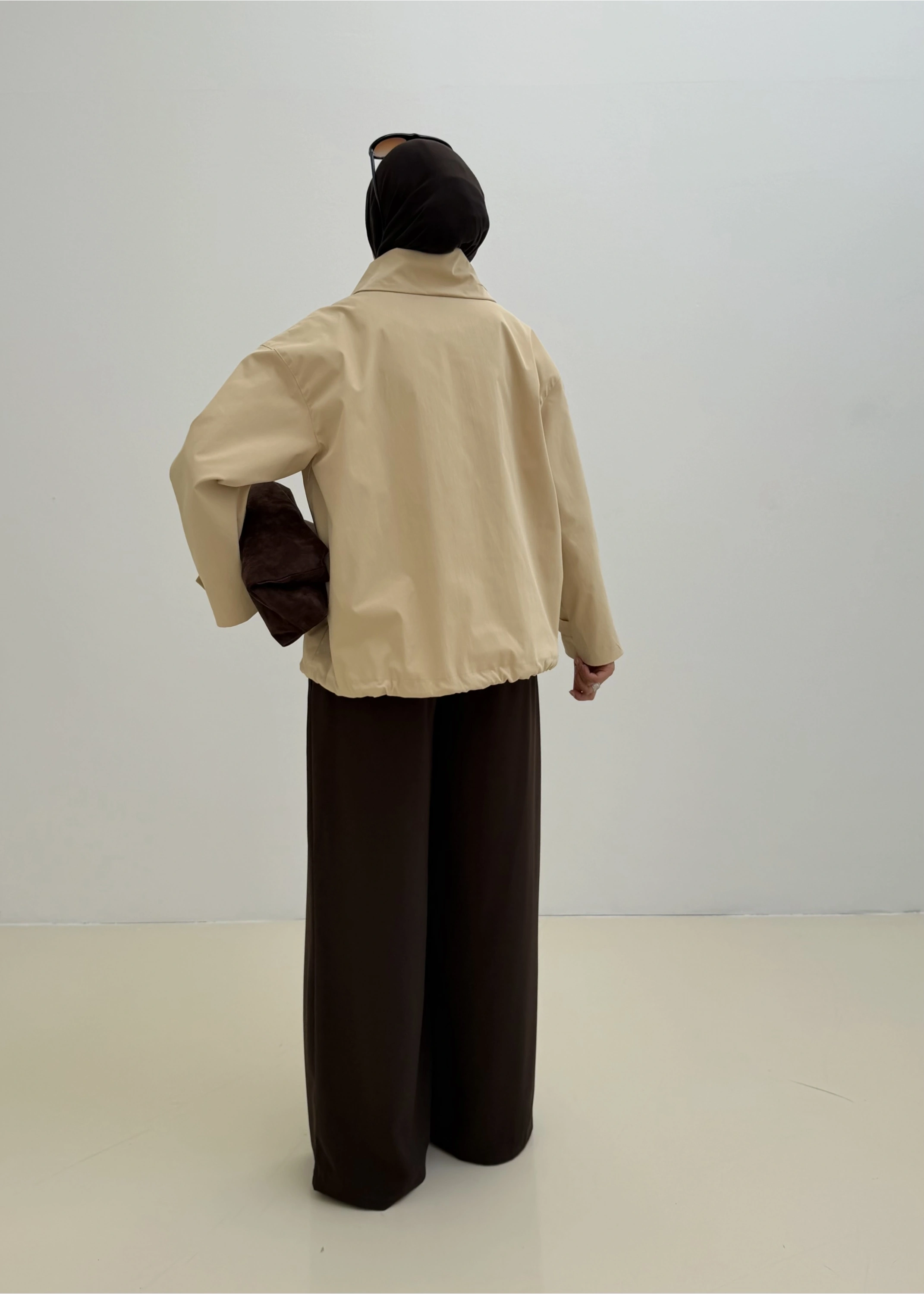 1235 YAKALI BOMBER CEKET SARI
