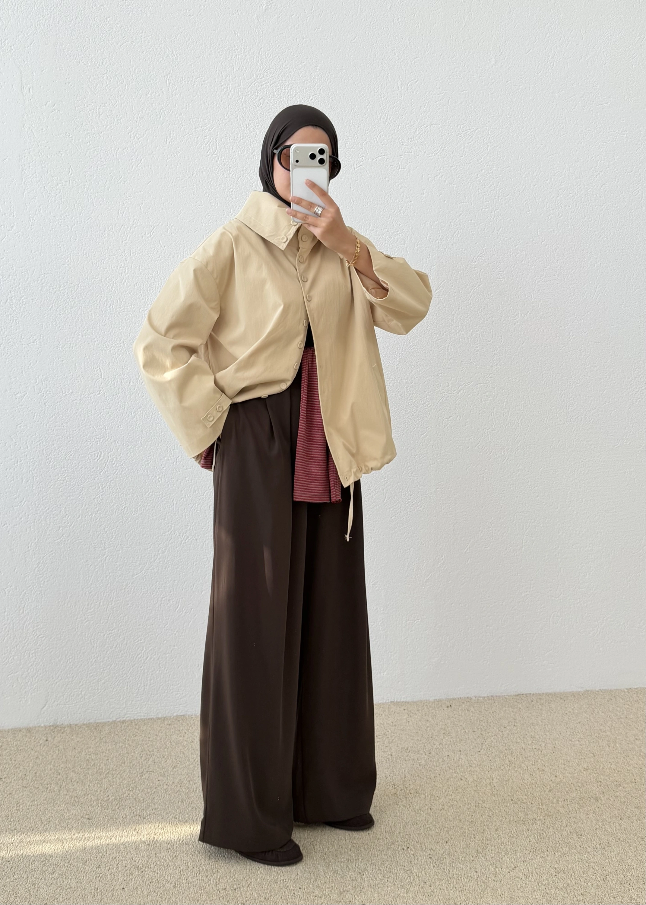1235 YAKALI BOMBER CEKET SARI