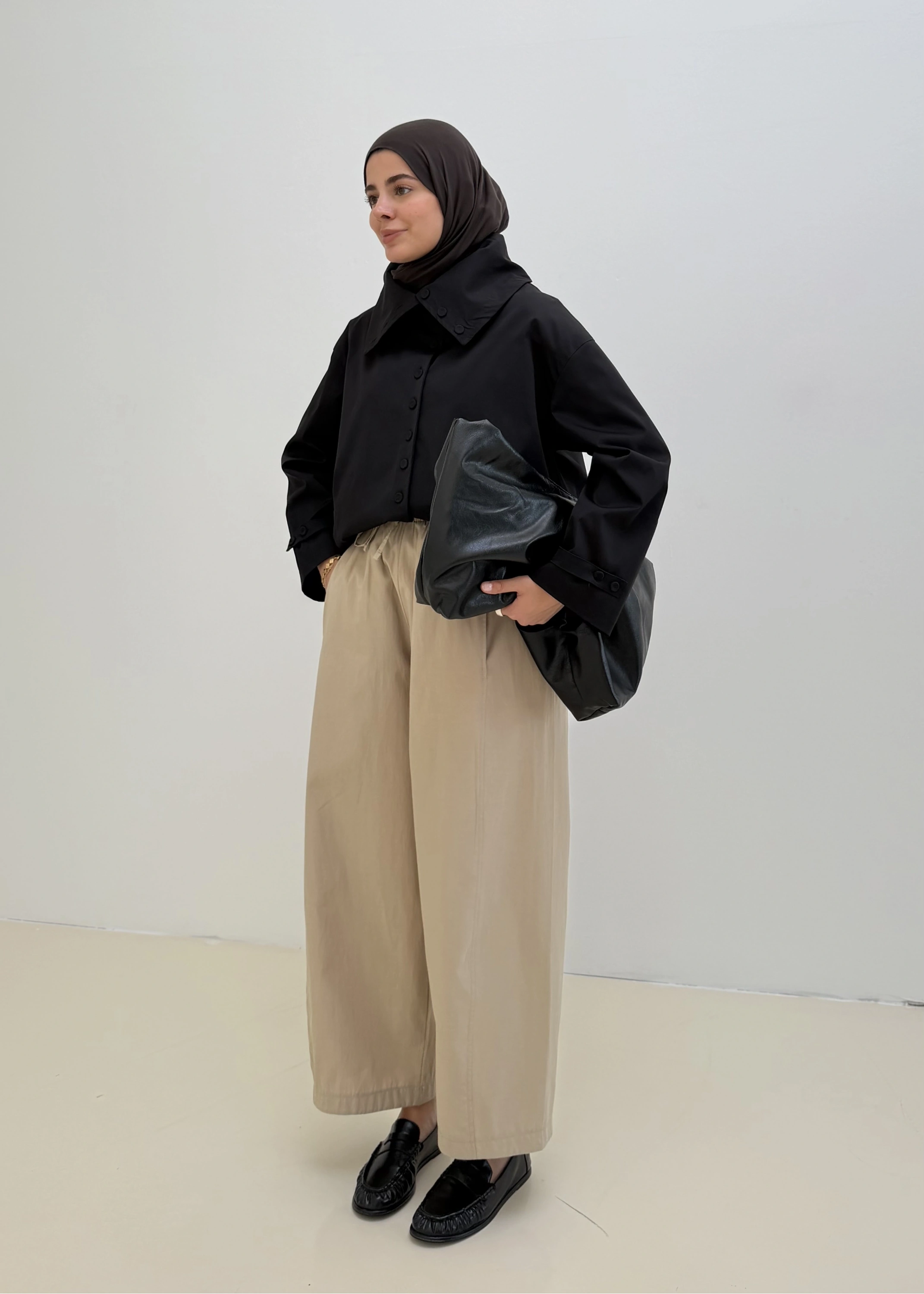 1235 YAKALI BOMBER CEKET SİYAH