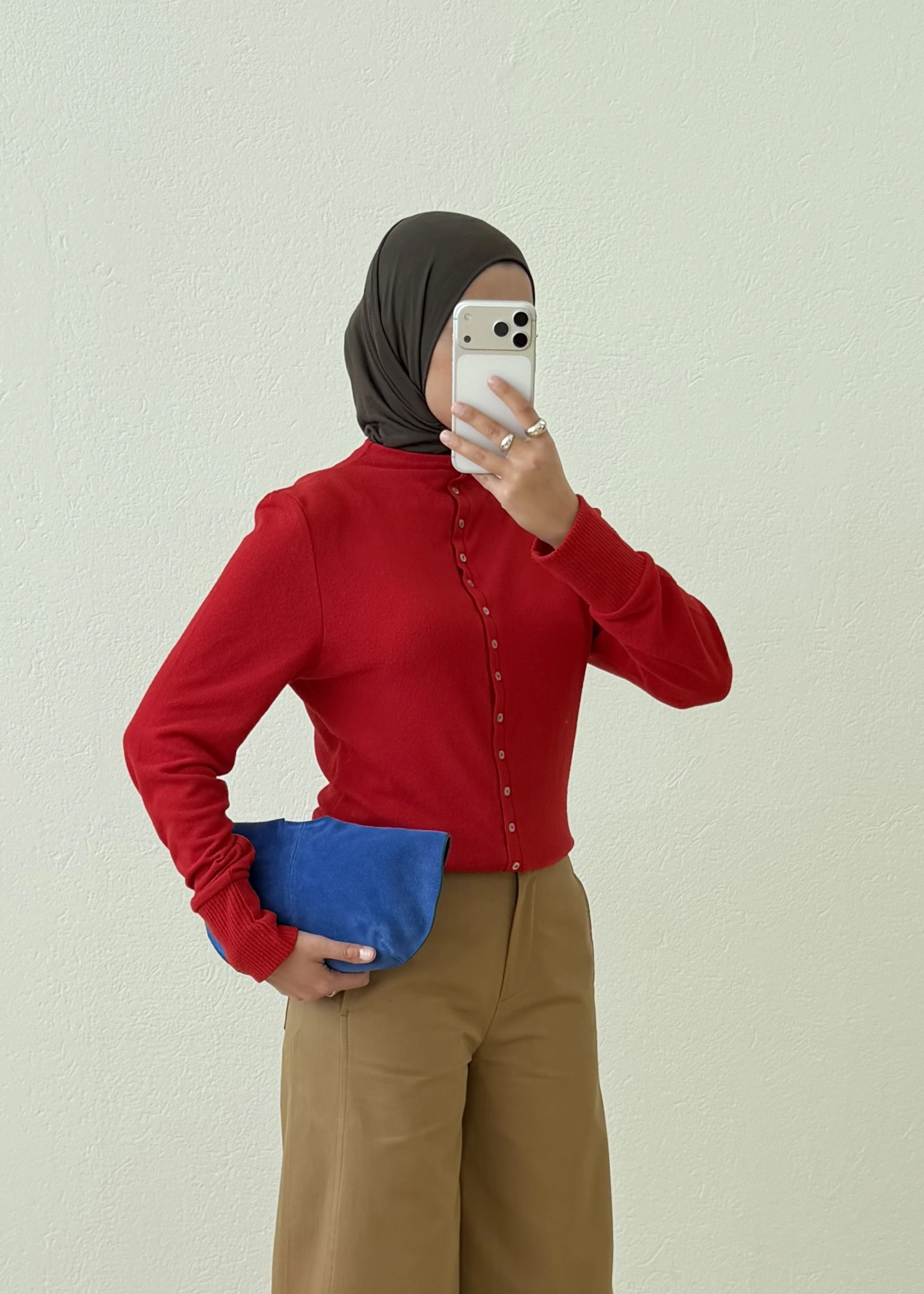 13984 MİNİK DÜĞME HIRKA KIRMIZI