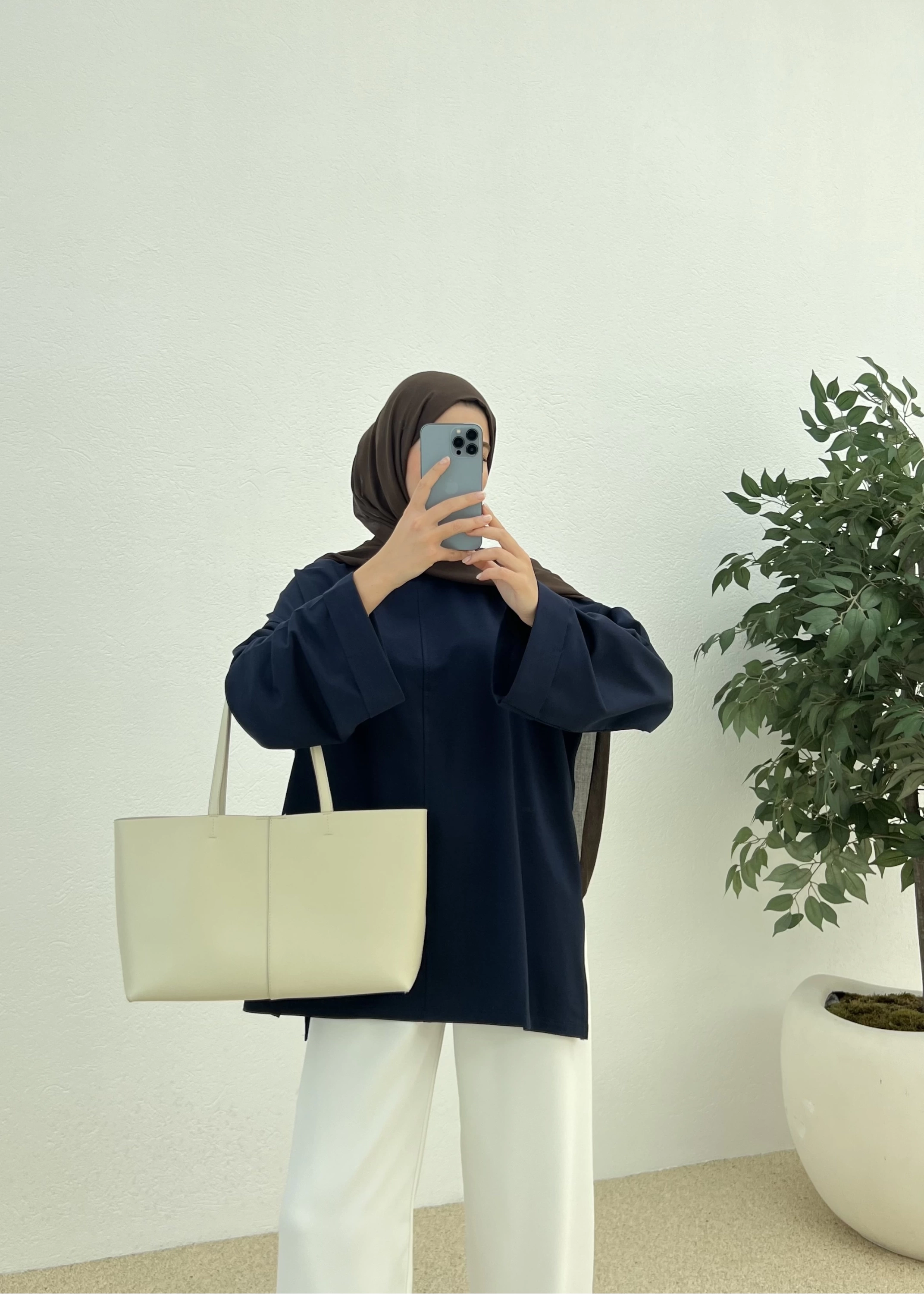 Yazlık basic sweat (lacivert)