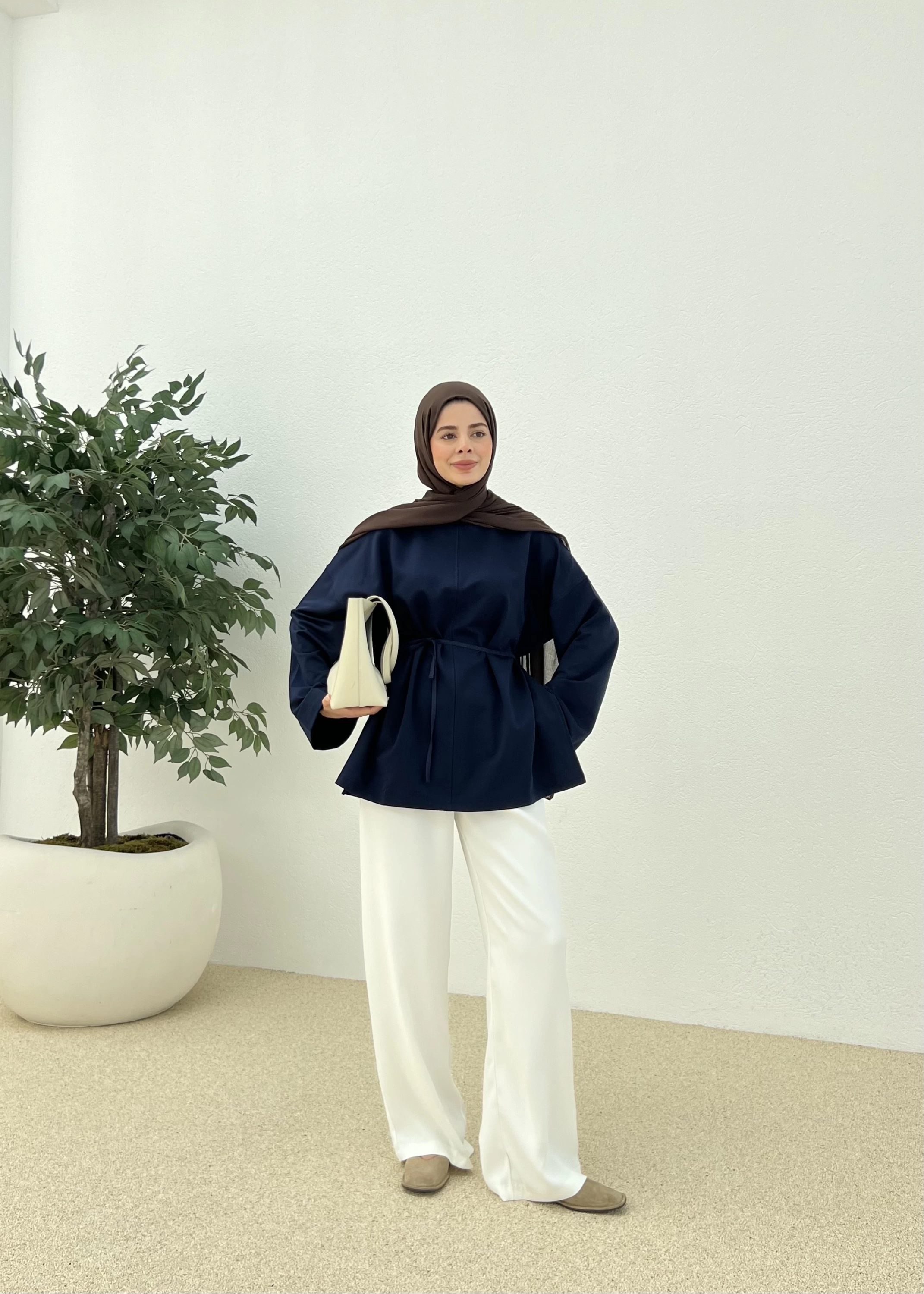 Yazlık basic sweat (lacivert)