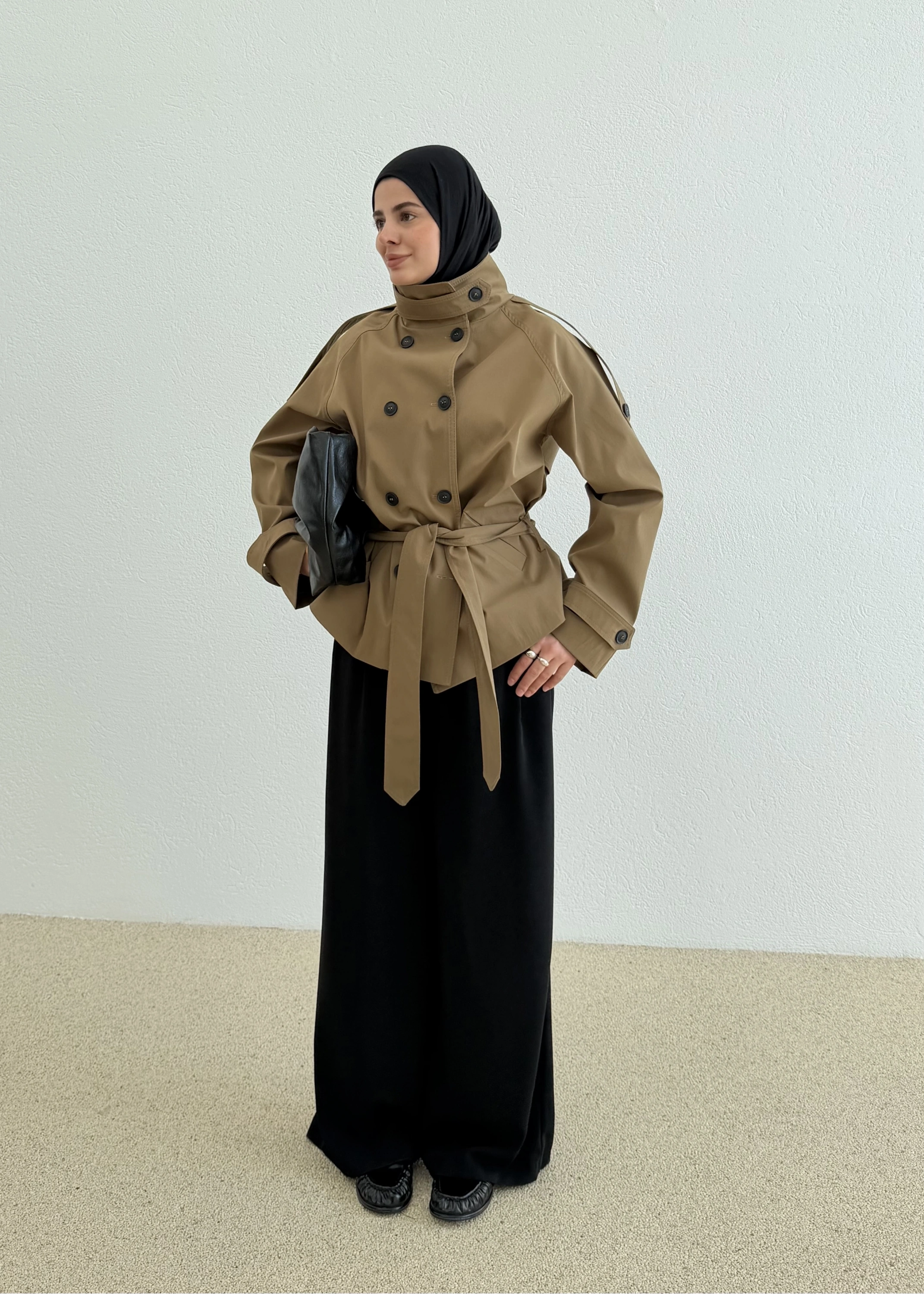 2106 TİTANİK PREMİUM TRENCKOT CAMEL