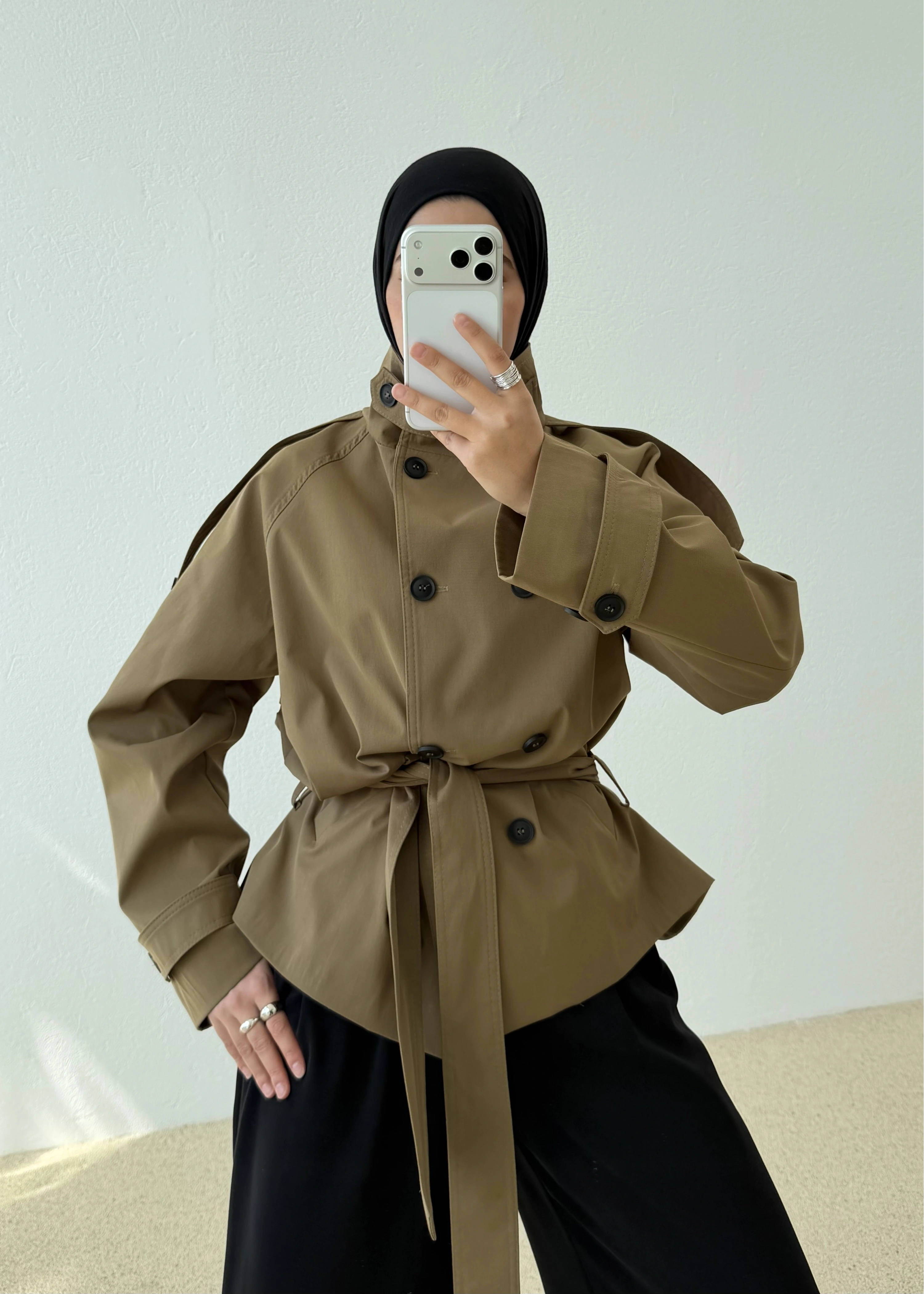 2106 TİTANİK PREMİUM TRENCKOT CAMEL
