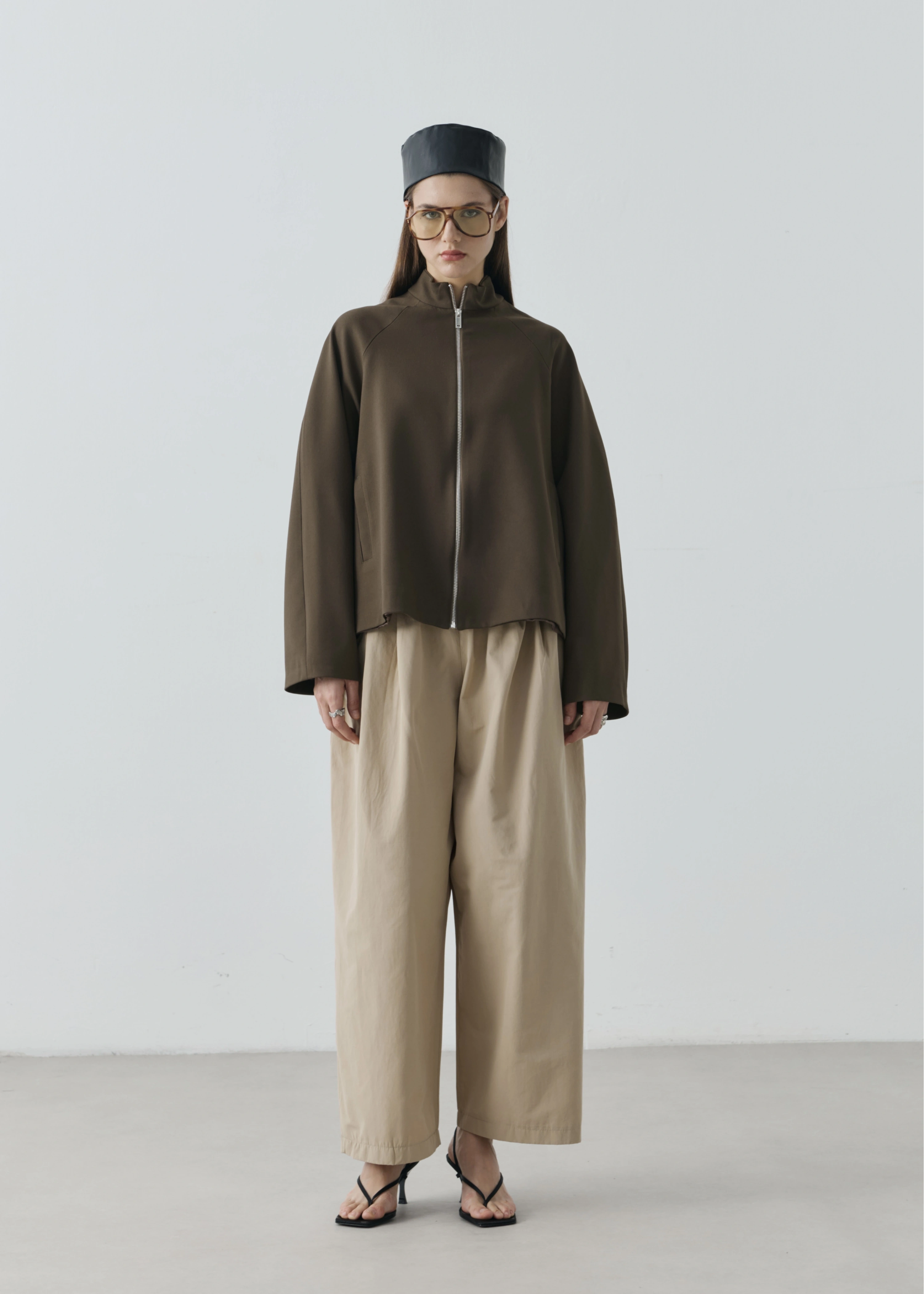 2121 SELECTİON FERMUARLI BOMBER CEKET HAKİ
