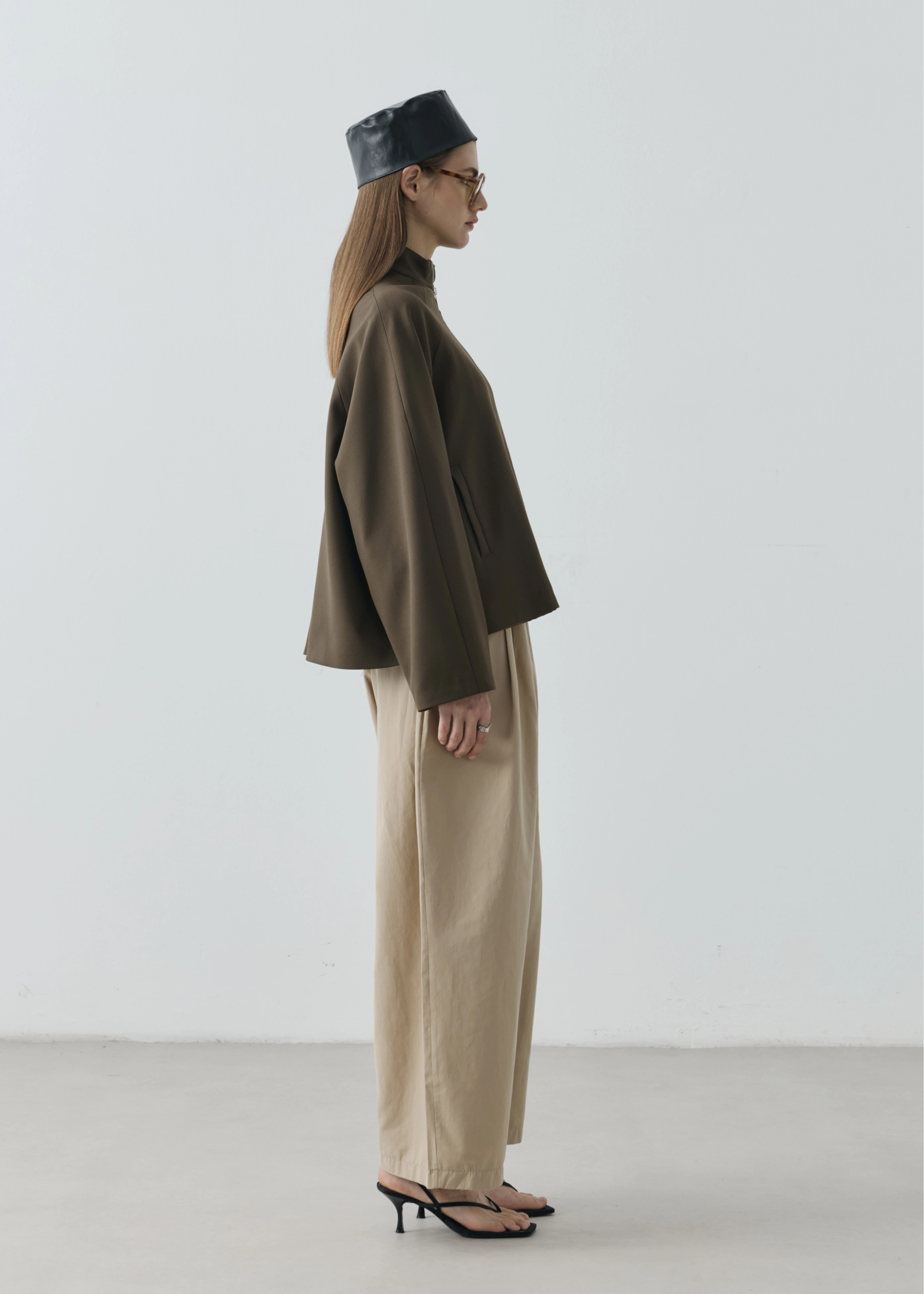 2121 SELECTİON FERMUARLI BOMBER CEKET HAKİ
