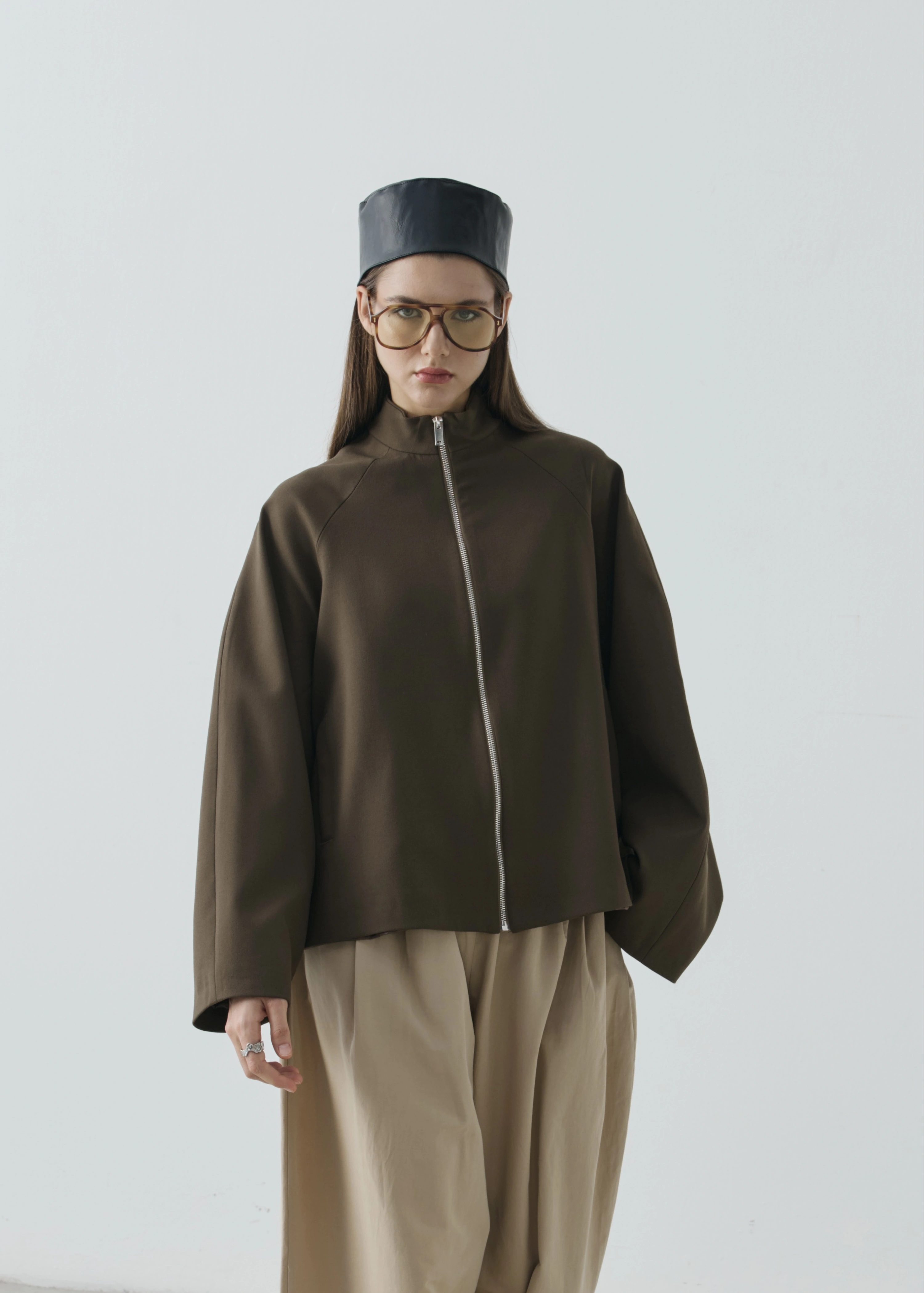 2121 SELECTİON FERMUARLI BOMBER CEKET HAKİ