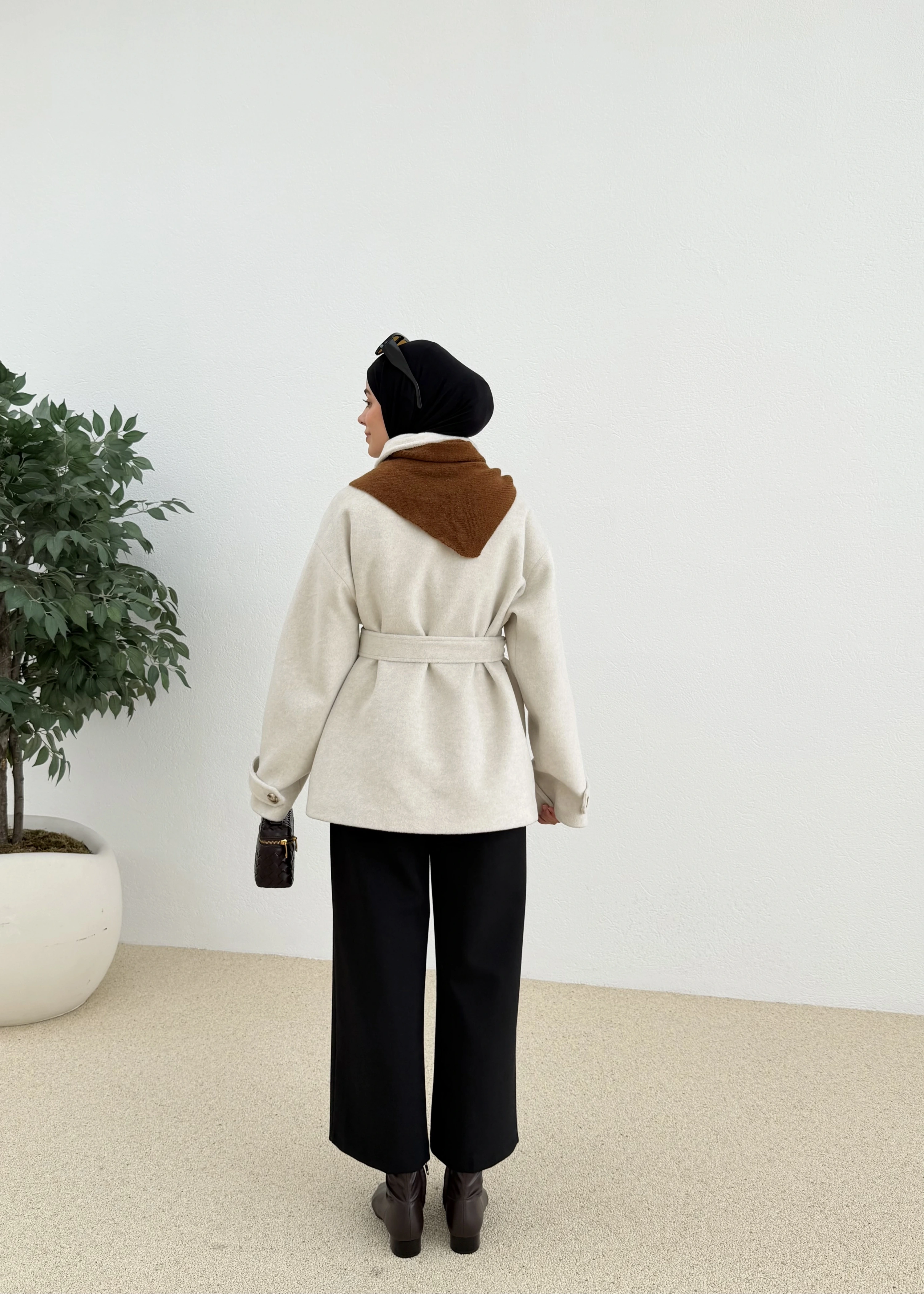 3 DÜĞME PREMİUM İTHAL KABAN BEJ