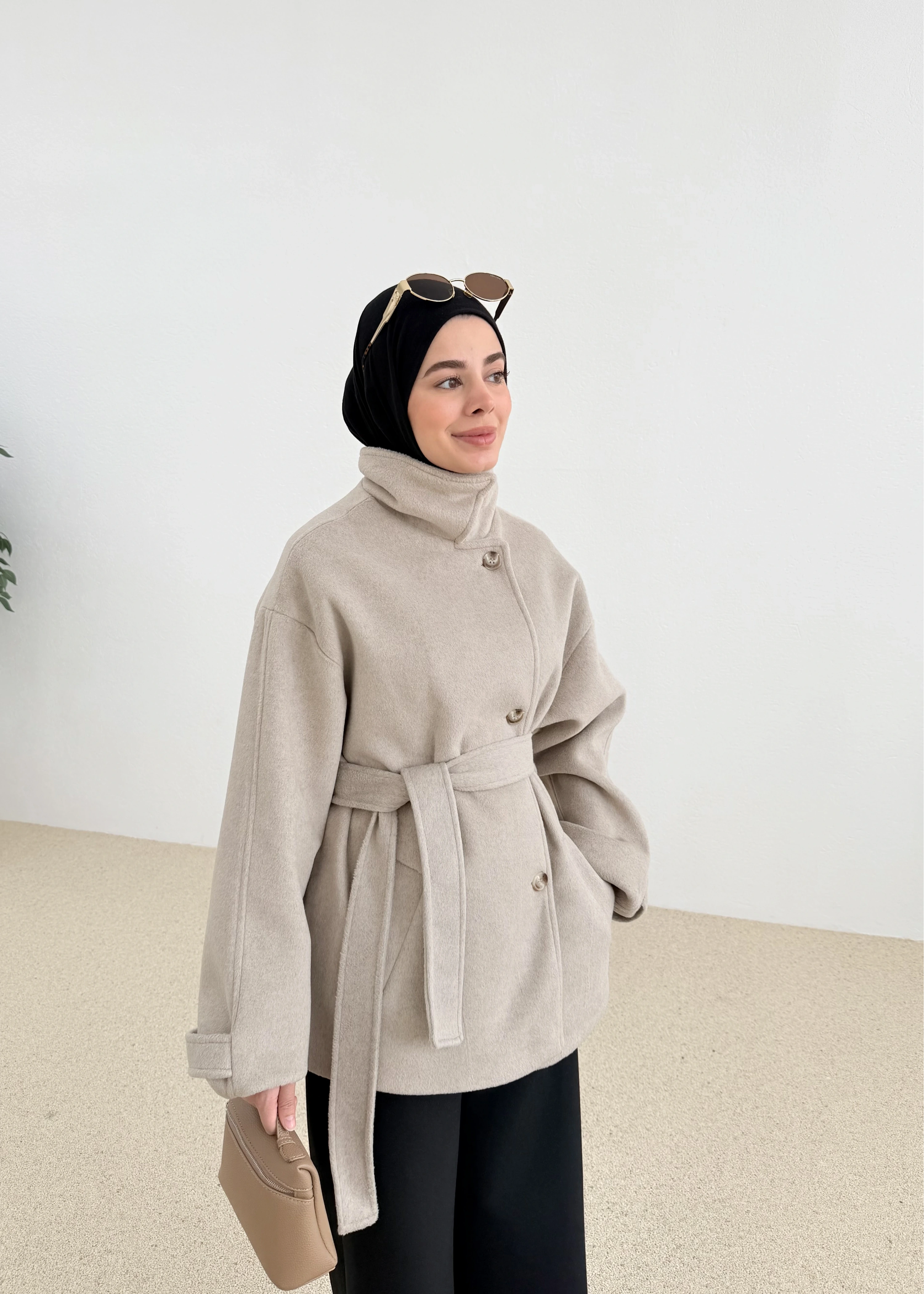 3 DÜĞME PREMİUM İTHAL KABAN natur vizon